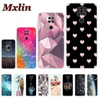 Чехол-накладка для Xiaomi Redmi Note 9, 9 Pro, силиконовый, с сердечками, мягкий