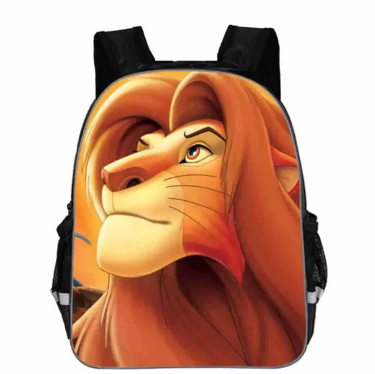 Simba The Lion King Backpack Kids Boys Cartoon School Bags Children Girls Preschool Baby Kindergarten Bag | Багаж и сумки