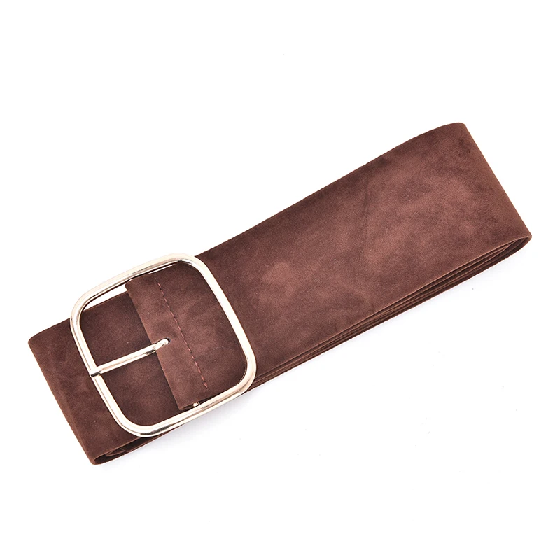 

Women Waist Belt Coat Sweater Dress Belt Metal Square Buckle Skirt Waistband