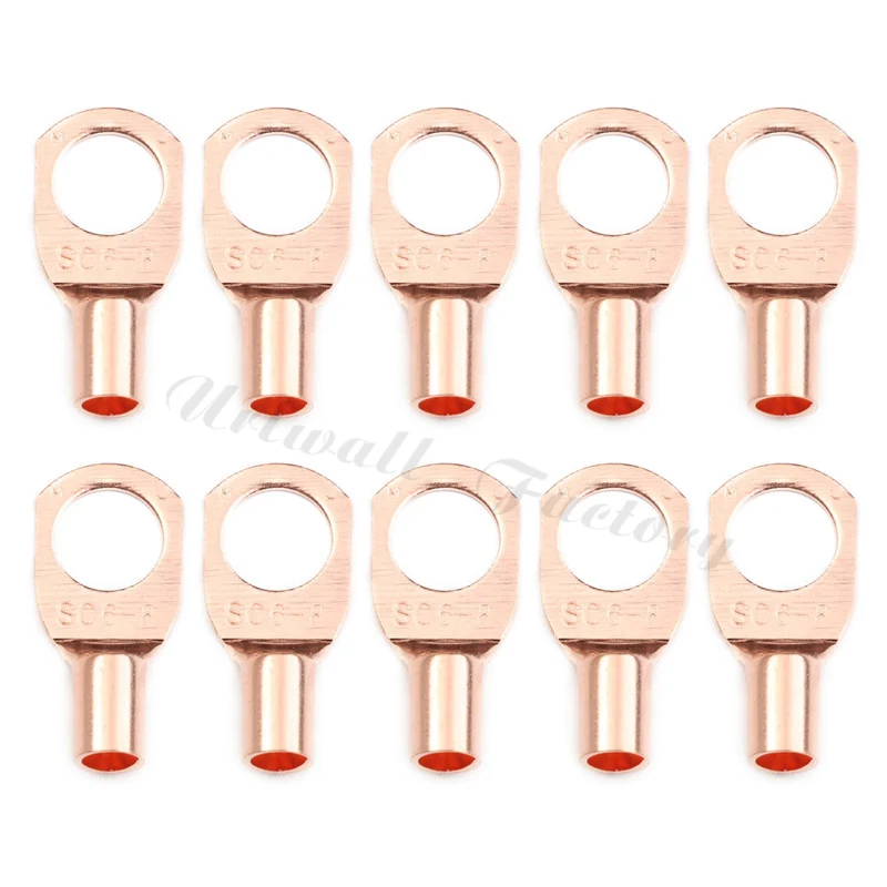 10 шт./компл. наконечники из луженой меди уплотнительное кольцо провод кабель