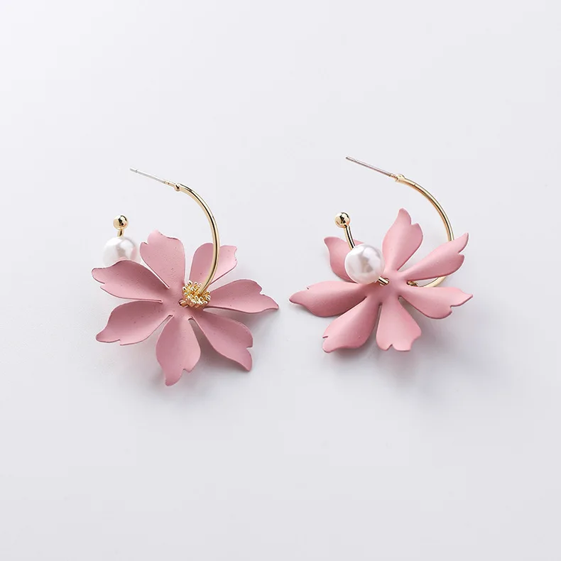 Горячие модные новые солнечные цветы Brincos Oorbellen Bijoux геометрические круглые серьги-кольца для женщин ювелирные изделия