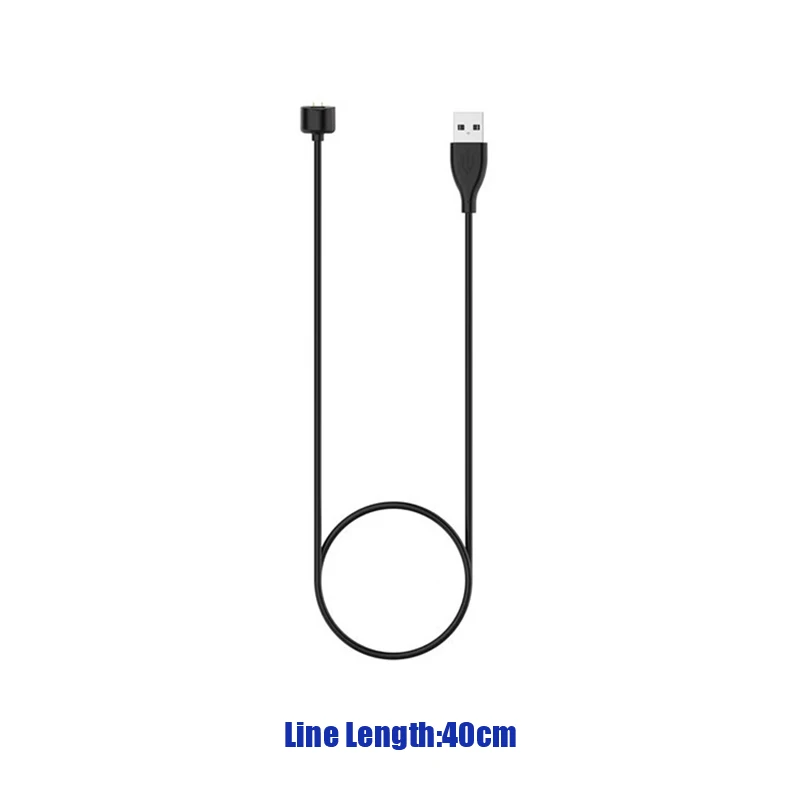 Магнитный зарядный кабель для смарт-часов Xiaomi Mi Band 5/6 Miband M6 M5 USB-адаптер