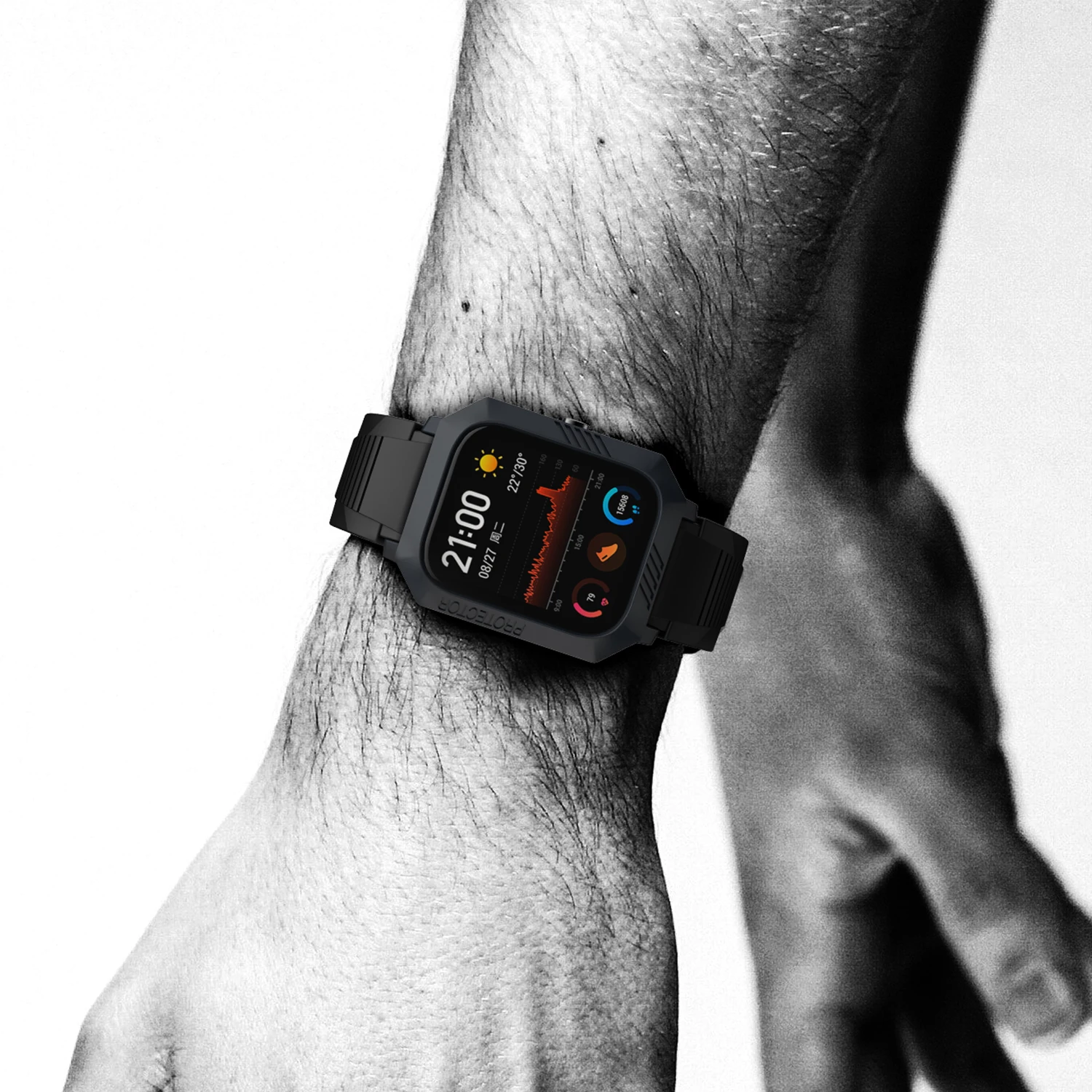 Чехол SIKAI для Xiaomi Huami AMAZFIT GTS защитная рамка часов зарядное устройство Amazfit умные