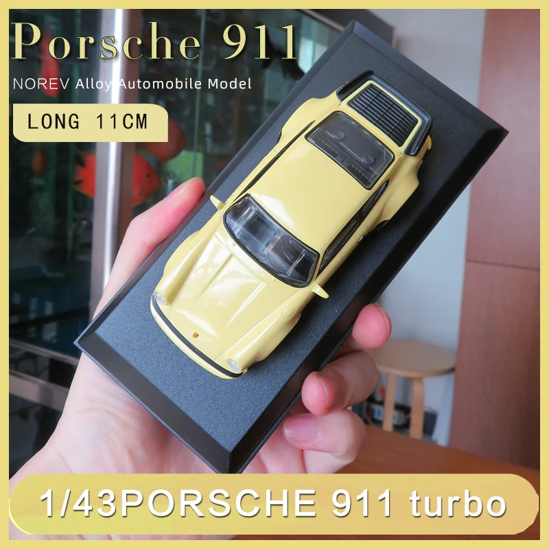 

NOREV 1:43 Diecast Car Porsche 911 Turbo High Simulator Metal Sports Car Alloy Toy Car Model Car For Kids Gift Collection