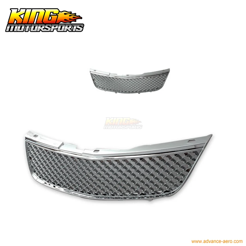 Подходит для 00 04 05 Chevy Impala хромированная решетчатая ячеистая вытяжка