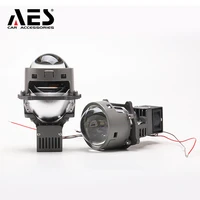 aes 2pcs 3 0inch bi led projector lens 6000k led headlamp with low high beam china manufacture lhd