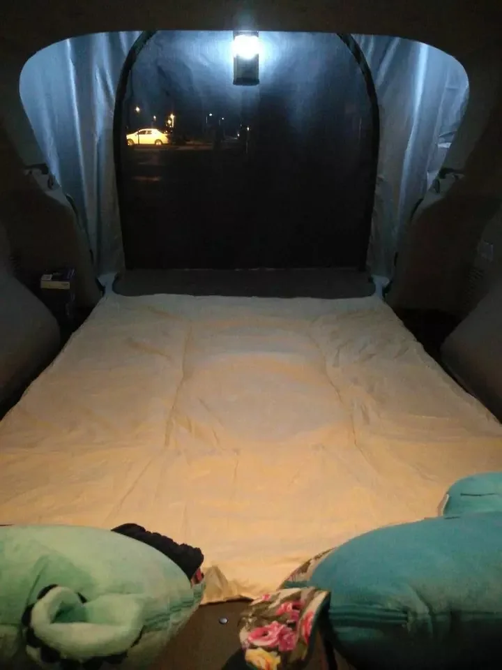 Car tent Temporary Extended Rear Tent Simple Motorhome with Reflective strip Anti-mosquito gauz For Renault Koleos SUV only | Автомобили и