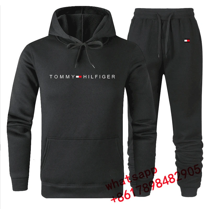 

Спортивный костюм мужской из 2 предметов, свитшот с капюшоном и брюки, пуловер, худи, повседневная одежда