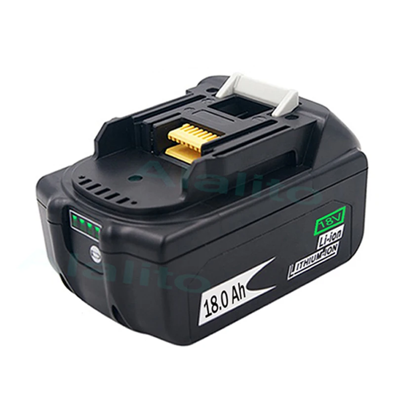 Сменный аккумулятор BL1860B 18 в 18000 мАч для Makita BL1850B BL1860 BL1840 BL1815 Аккумуляторная дрель
