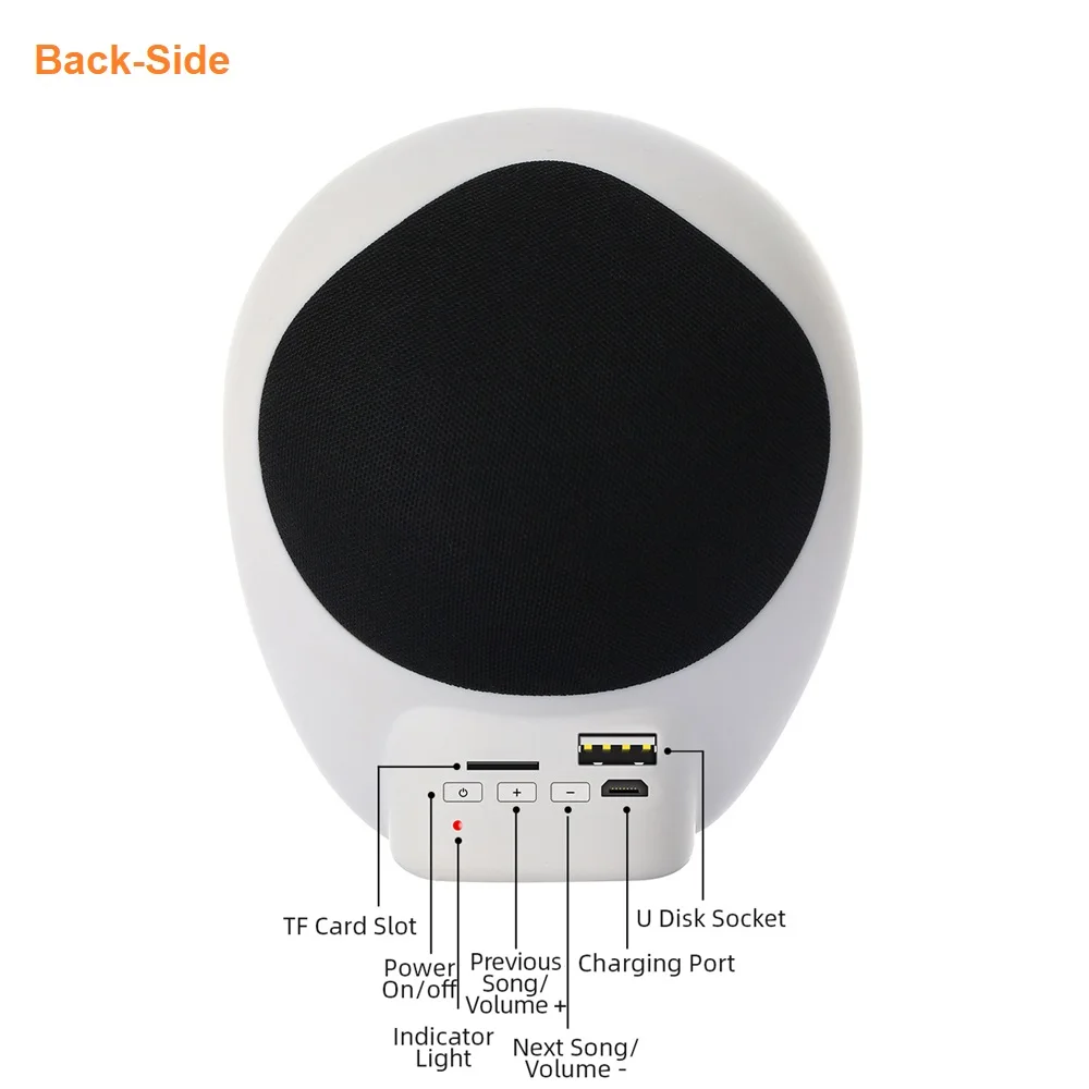 Новый Чужой Bluetooth Динамик ET головка Беспроводной череп Портативный FM Radia TF