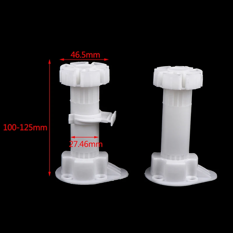 

2Pcs Adjustable Height Cupboard Foot Cabinet Leg For Kitchen Bathroom Accessories Furniture Legs Plinth Cabinets