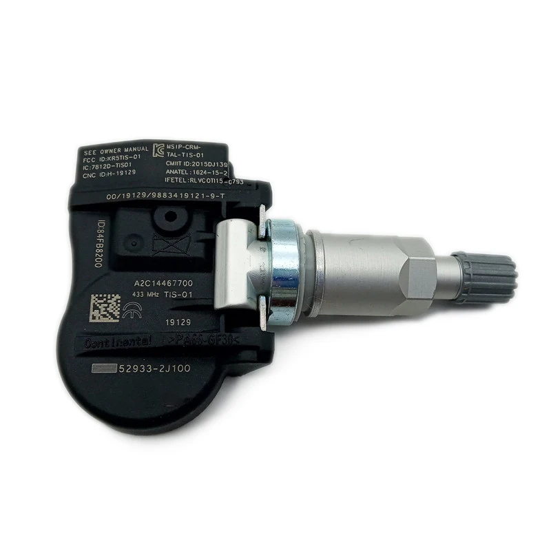 4 шт. Новый TPMS Датчик давления колеса шины 52933 2J100 529332J100 для Hyundai Verna Solaris Kia Sorento 2017