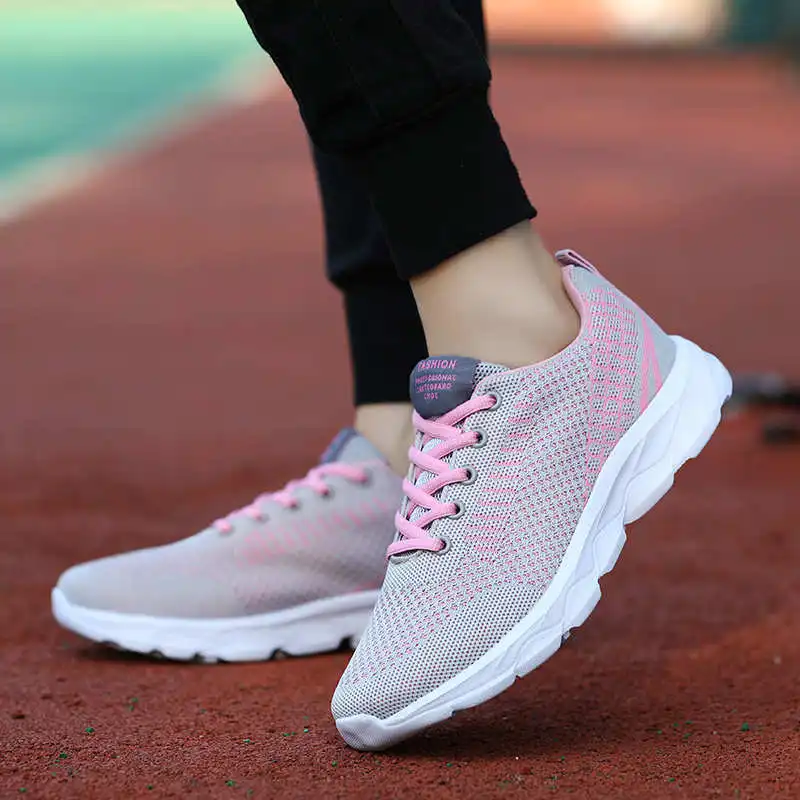 

Trainings Women's High Sports Shoes International Brand Sports Sneakers For Women Beige Sneakers Sport Low Running Girl Tennis