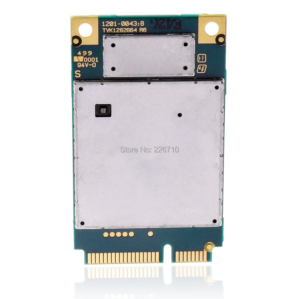 

Card for Ericss.on D.ell 5530 dw5530 PCIE WWAN WAN Card KM266 Mobile Broadband card 3G HSDPA GPS