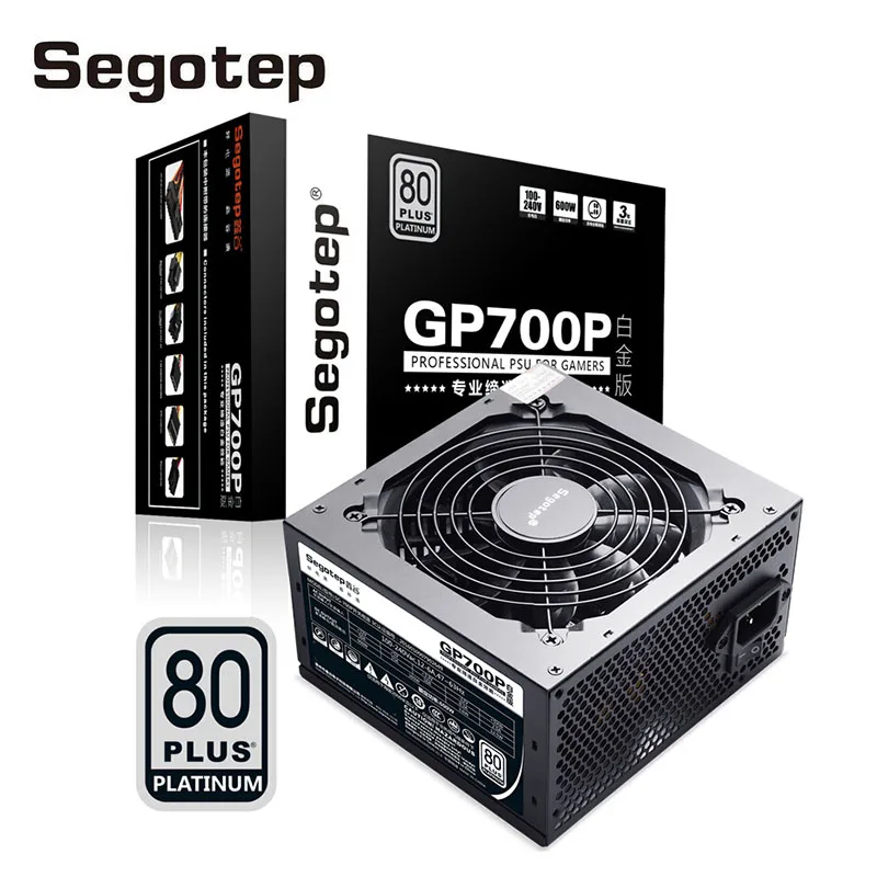 Блок питания Segotep для ПК 12 В 600 Вт 80 Plus Platinum ATX с вентилятором | Компьютеры и офис