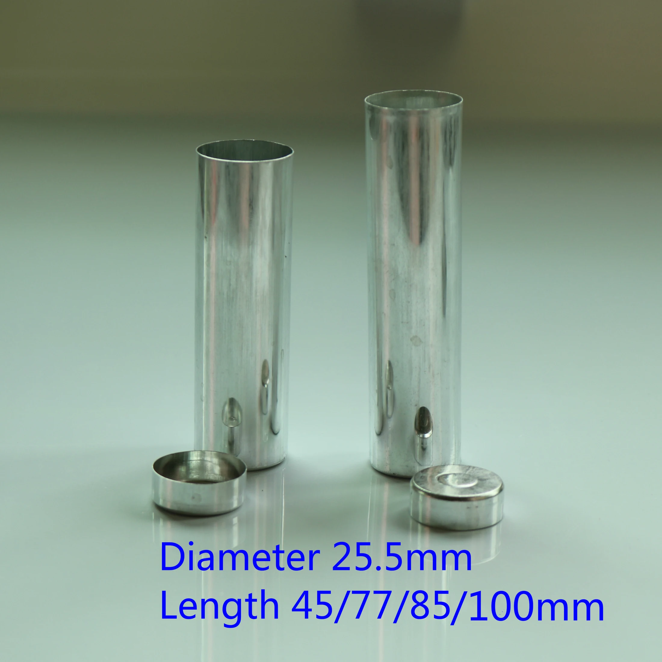 100 шт. 25 5 мм Пустые стоматологические алюминиевые картриджи пустые банки с