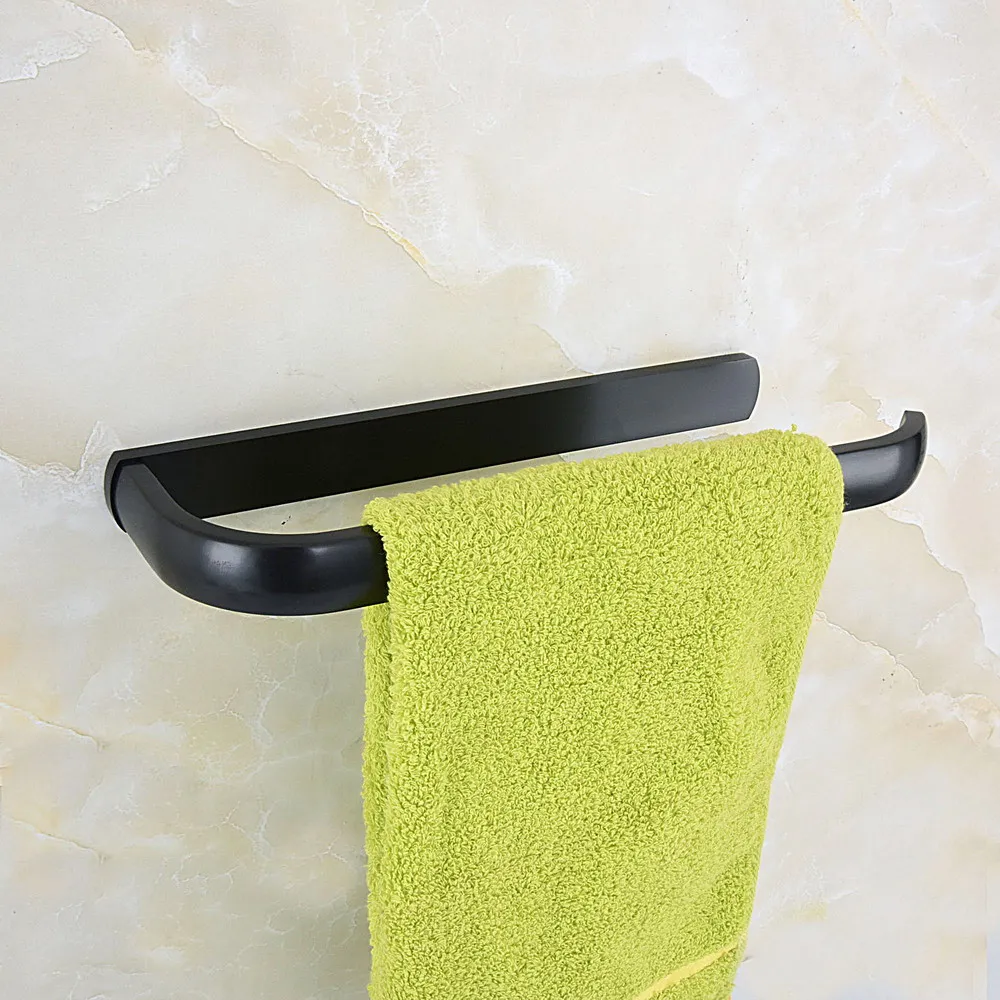 

Black oil Antique Brass Simple Wall Mounted Bathroom Single Bar Rack Towel Rails Holder 2ba187