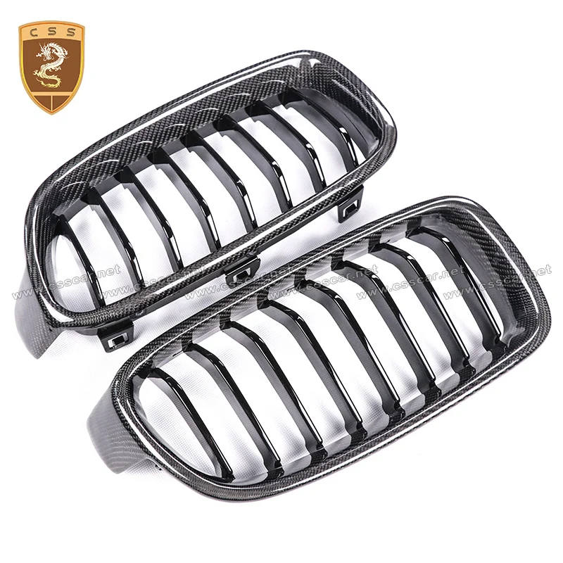 Решетка переднего бампера из углеродного волокна для BMW 3 серии F30 F35 320li 325i 328i 2012 2013