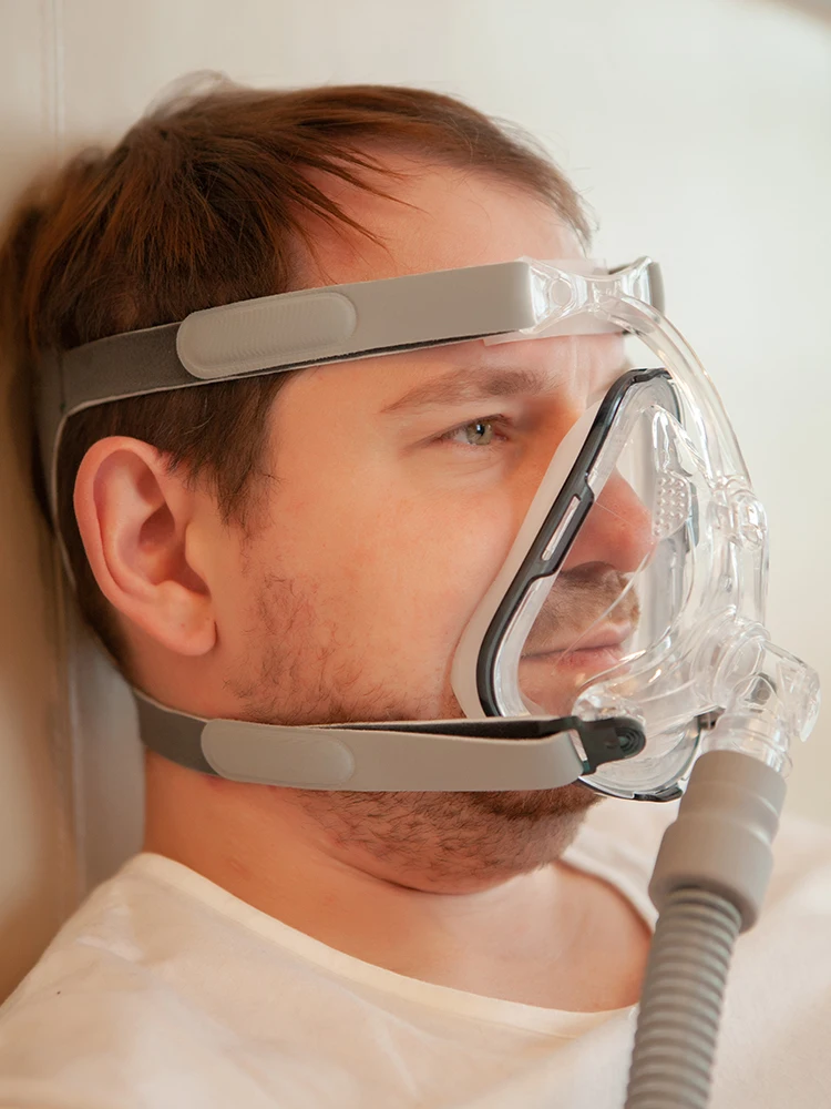 BMC CPAP полная маска для лица Автоматическая Маска сипап APAP BIPAP Анти Храп апноэ сон