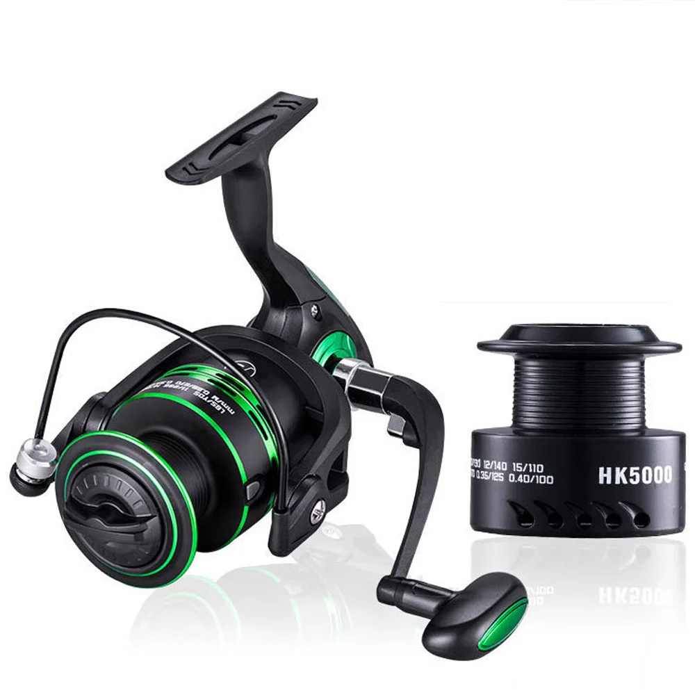 

New Metal Spool Spinning Reel Spinning Fishing reel Free spare line cup Spare Spool Left / right hand fishing wheel