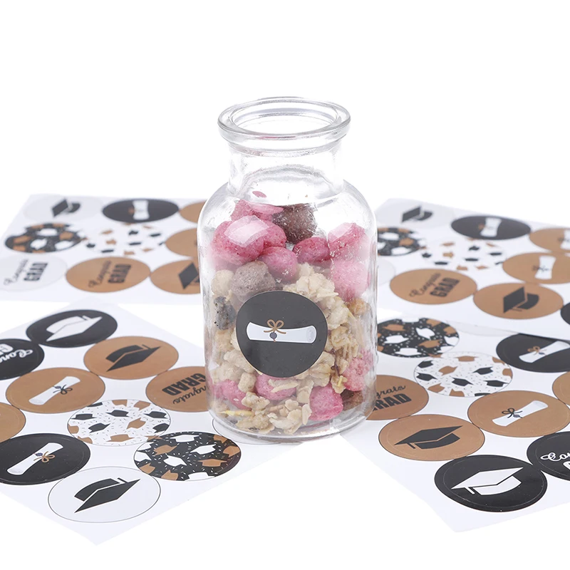 60 шт. этикетка наклейка Выпускной доктор шляпа минеральная вода бутылка вечерние