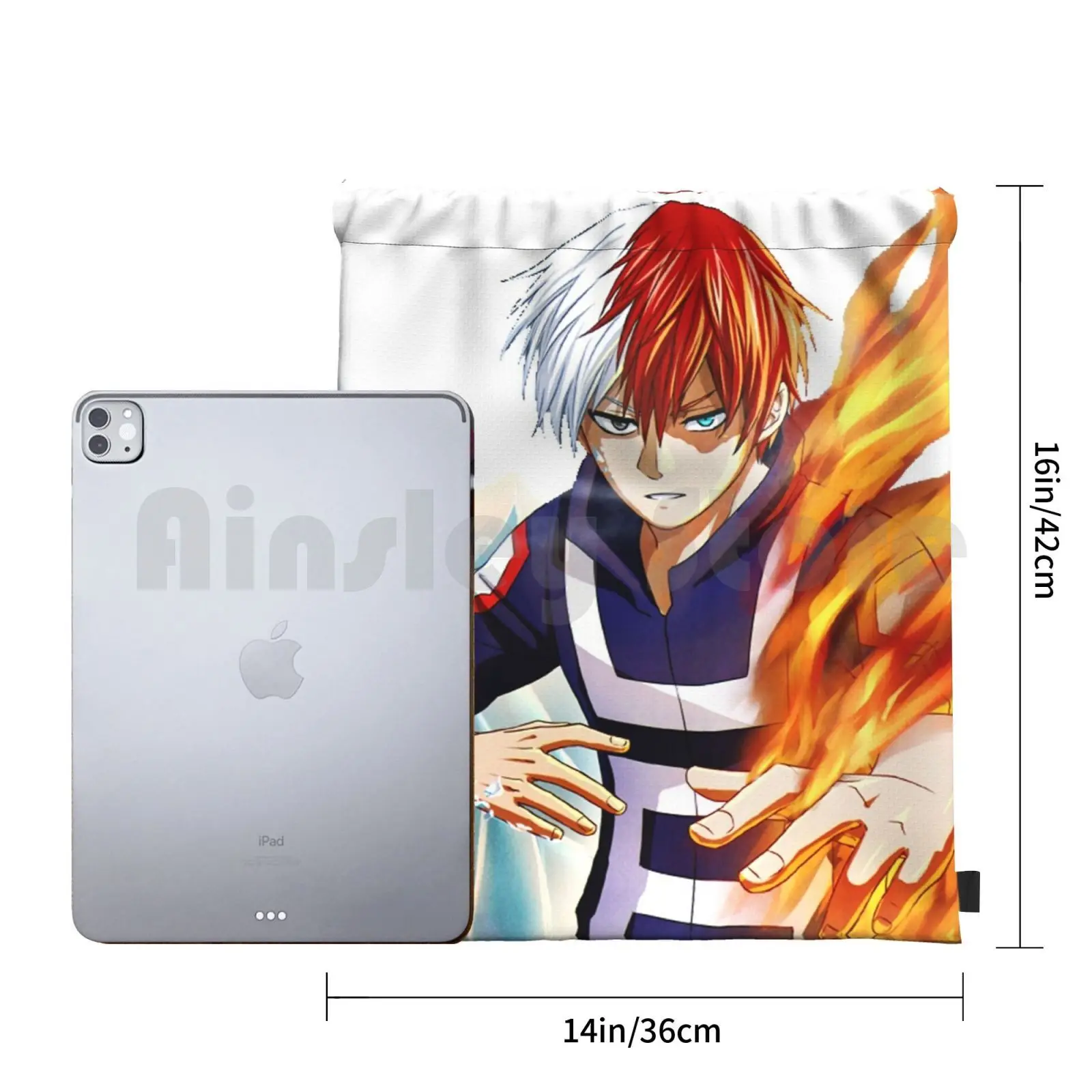 Boku No Hero Academia рюкзак Shoto сумка на шнурке спортивная для верховой езды скалолазания