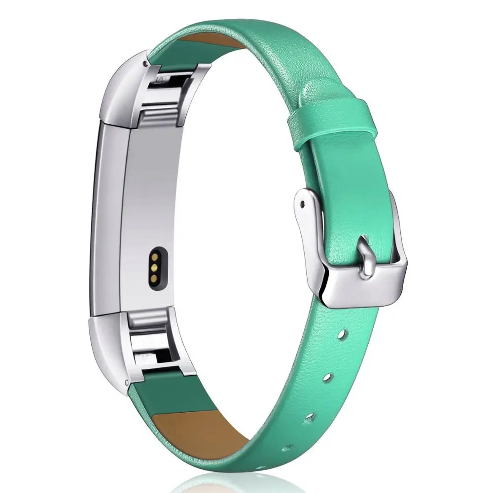Для Fitbit Alta Band, роскошный ремешок из натуральной кожи, сменный ремешок, браслет для Fitbit Alta Tracker, высококачественный ремешок для браслета - Цвет ремешка: Water duck green