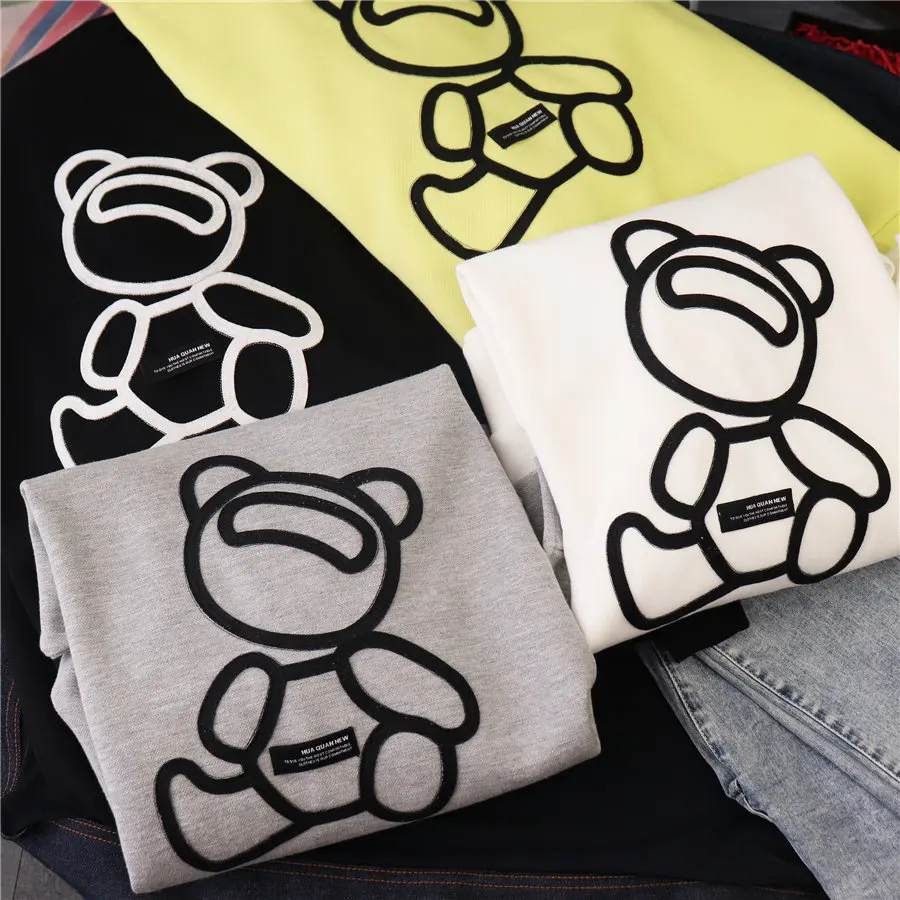 

2021 Spring Autumn Korean-Style Sewed Cloth Split Sweatshirt Loose Plus Size Round-Neck Women Top Fashion Simple Pullover Hoodie