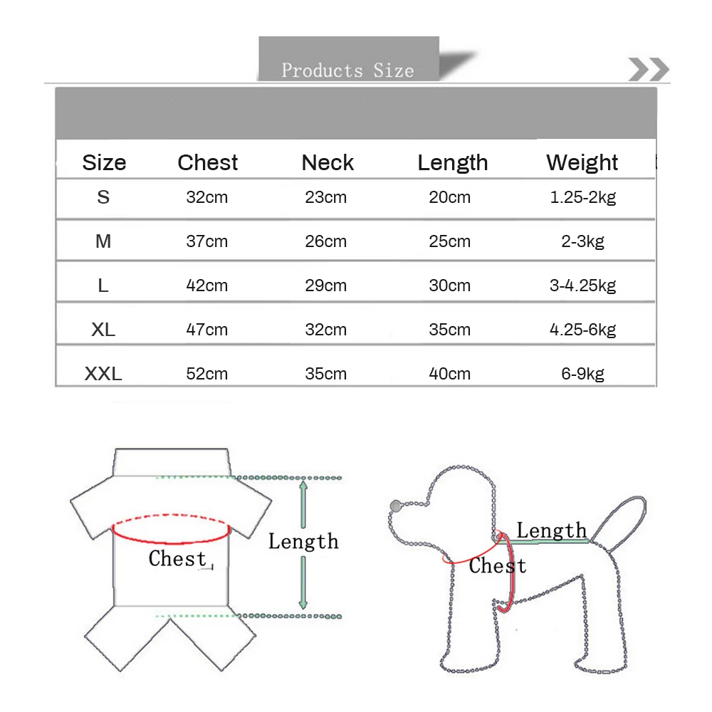 Зимняя одежда для собак теплая куртка маленьких и средних чихуахуа жилет