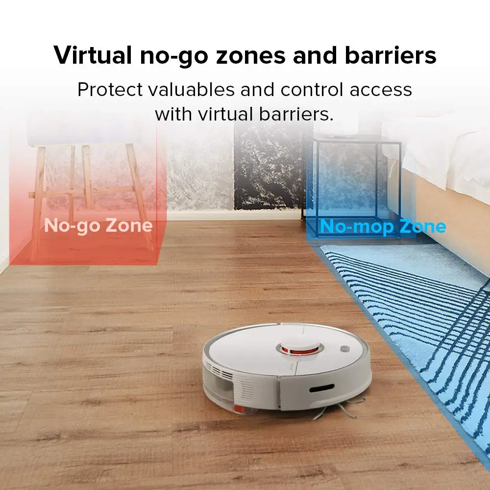 Робот-пылесос Roborock S5 Max оригинальный робот-пылесос с лазерной навигацией Wi-Fi