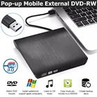 Портативный USB 3,0 DVD-ROM CD ROM Оптический привод внешний считыватель SlimDisk Настольный ПК планшет P rom otion DVD плеер