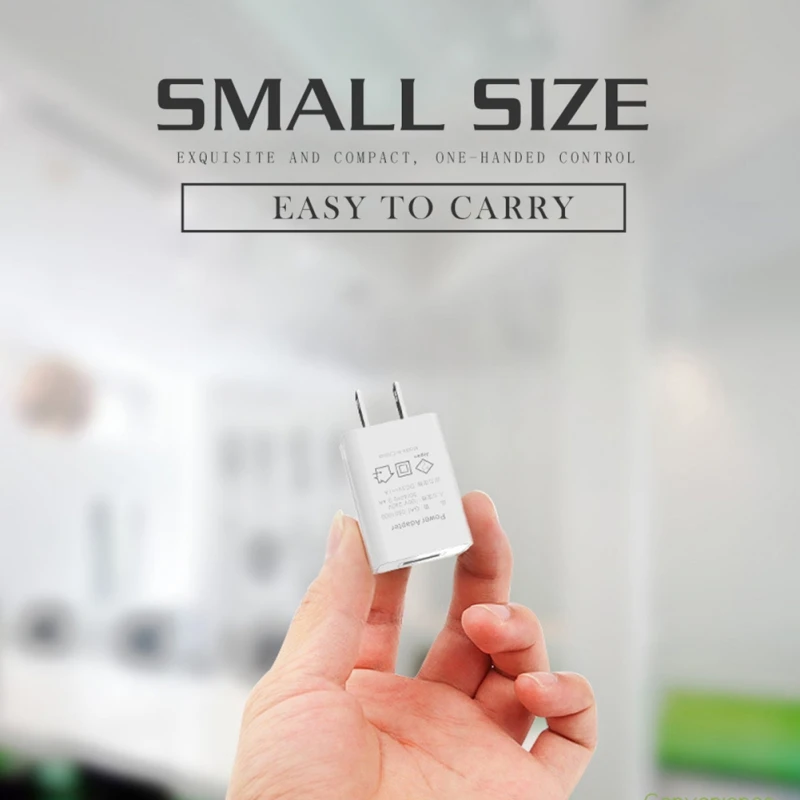 Портативное Сетевое зарядное устройство с одним портом USB 5 В 1 А|Зарядные