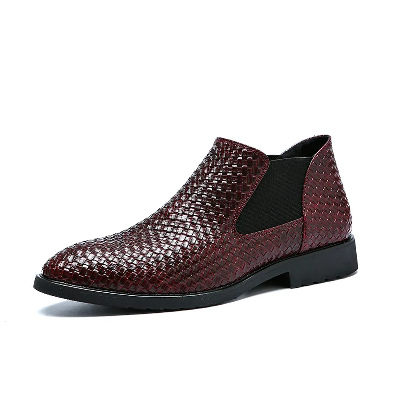 2020 весна/зима мужские ботинки челси британский стиль модные ботильоны черные