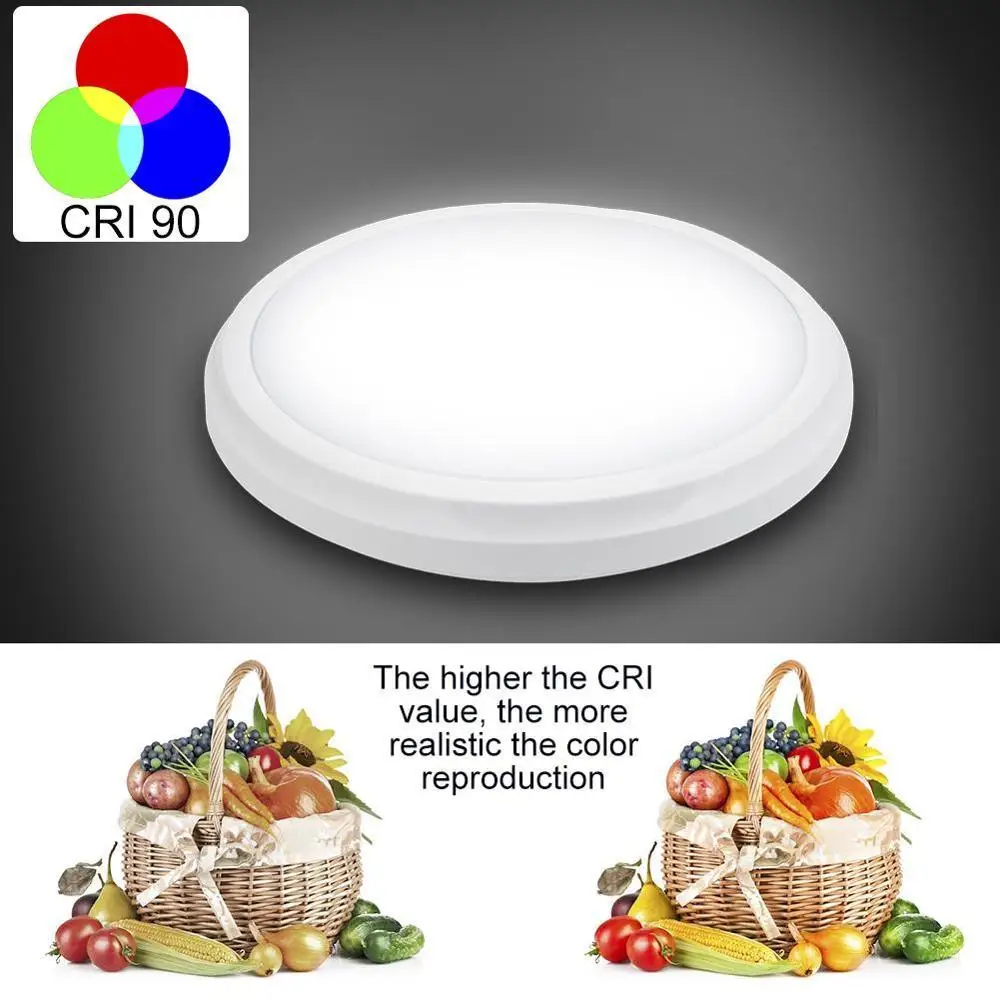 

24W 6500K LED Flush Mount Ceiling Light High Bright Long Lifespan Kitchen Lights Fixtures Home Modern Ceiling Lamp