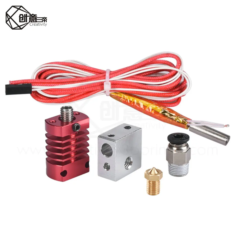 3D полностью металлический j головка Hotend экструдер набор CR8/CR10 для CR 10 10S V6 Боуден 1