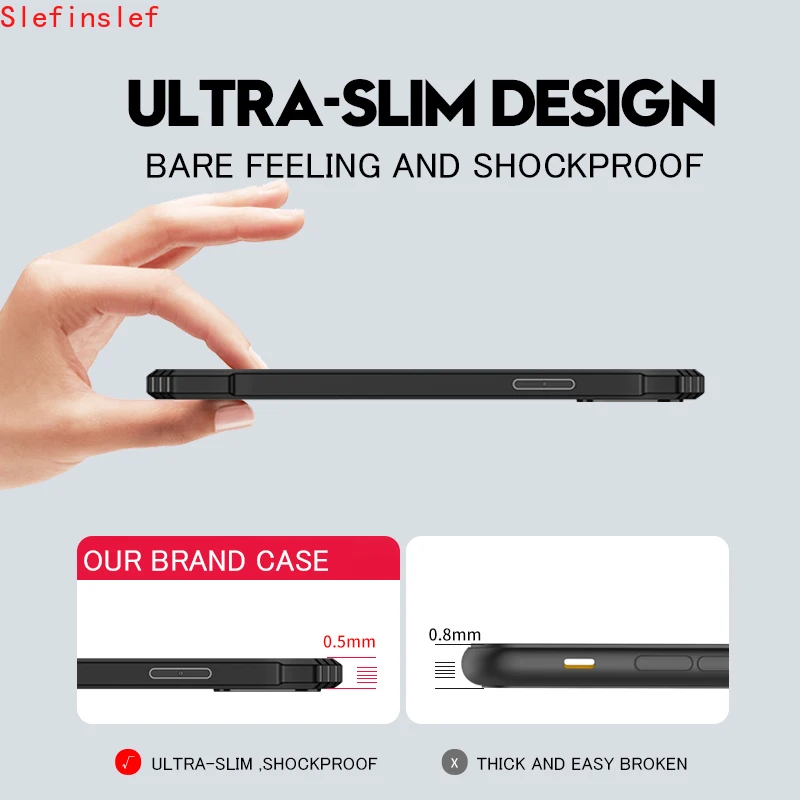 luxury shockproof phone case for iphone x xs xr 11 pro max soft transparent case cover for iphone 6 6s 7 8 plus soft bumper case free global shipping