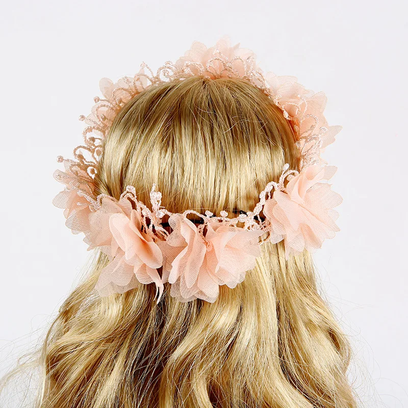 4 цвета головной убор цветок Кукла Одежда аксессуары Подходит для 18-дюймовой