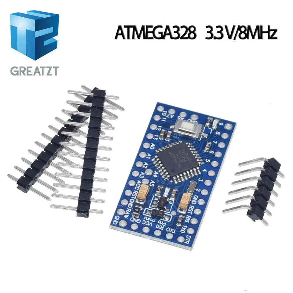 GREATZT ATMEGA328P Pro Mini 328 ATMEGA328/ ATMEGA168PA AU 5 В/16 МГц ATMEGA328 3 В 8 для Arduino|pro mini|module 5vlot lot |