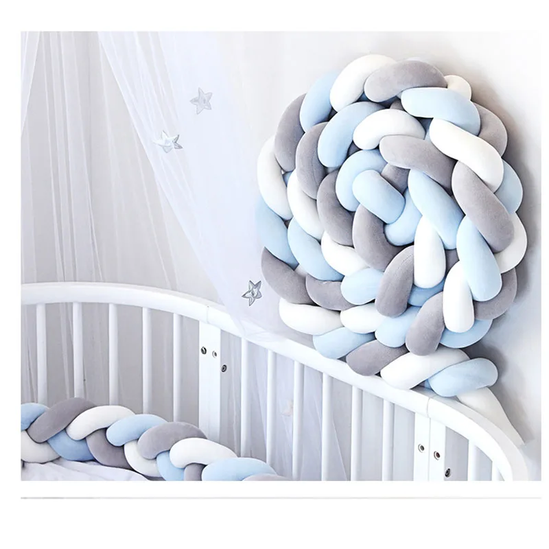 бортики в кроватку Детские накладка на перила кроватки 200 см новорожденных