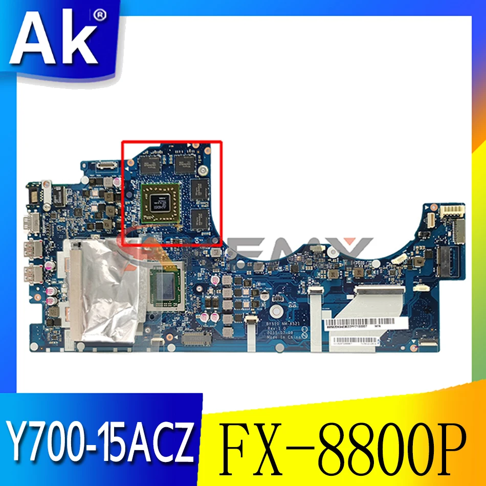 BY510 NM-A521     Lenovo Y700-15ACZ     FX-8800P R9 M385 4G DDR3 100%  