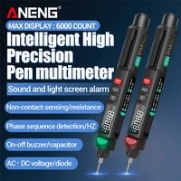a3007a3008 digital multimeter intelligent sensor pen tester 6000 counts phase sequences meter acdc voltage diode tester tools