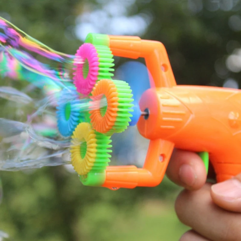 

Electric Bubble Machine Automatic Bubble Water Blowing Machine Bubble Blaster Outdoor Holiday Toy for Kids