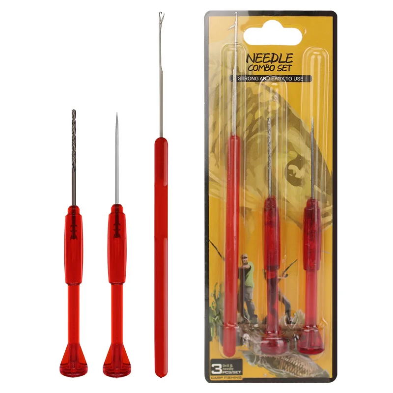3 шт./лот инструмент для рыбалки на Карпа Набор снаряжения крючком булавка