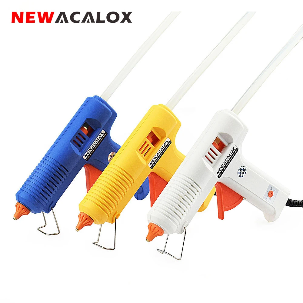 NEWACALOX 150 Вт ЕС DIY термоплавкий клеевой пистолет 11 мм Клей-карандаш промышленные электрические силиконовые пистолеты термо Gluegun ремонтные тепловые инструменты