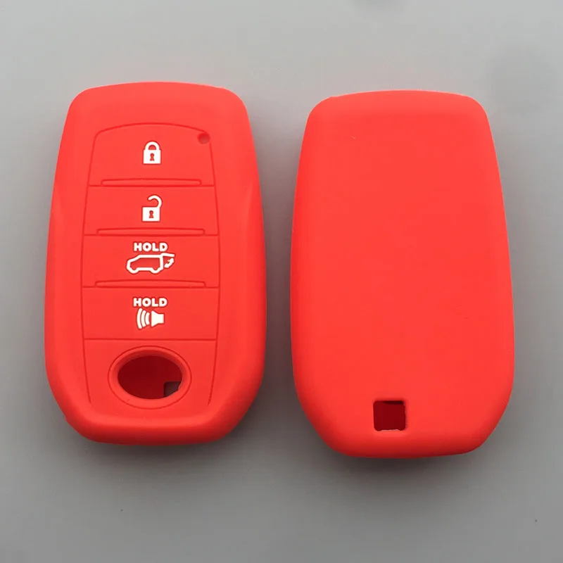 Силиконовый чехол для автомобильного ключа Toyota Camry Crown Avalon 4Runner Land Cruiser Prius prado RAV4