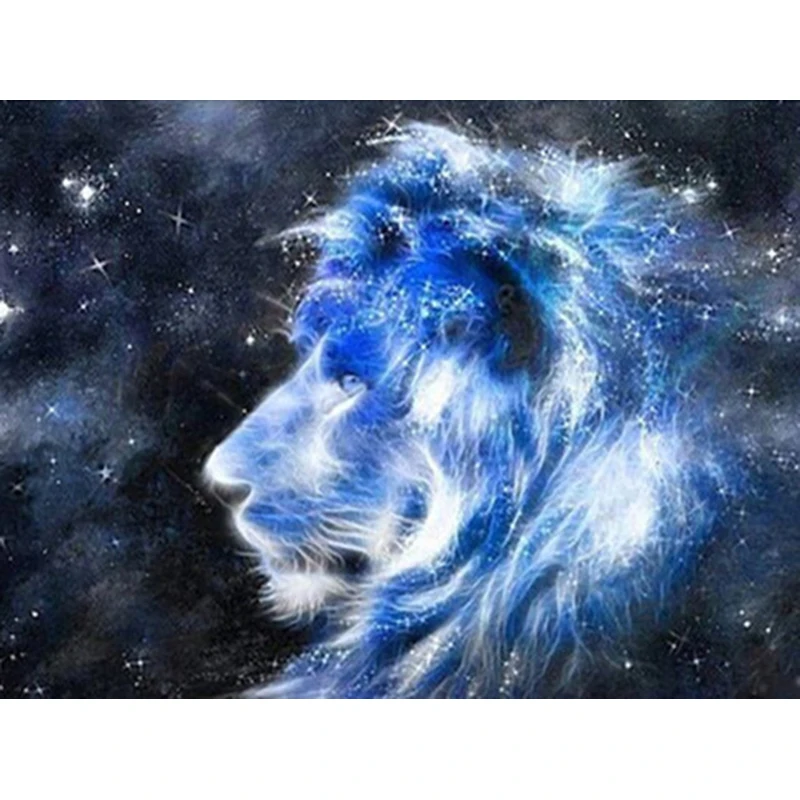 

YNX новейшая 5D алмазная живопись, круглые алмазы, звездное небо, вышивка крестиком, квадратные алмазы, «сделай сам», алмазная живопись льва