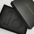 Модные карманные часы коробка крутой черный картон элегантные чехлы лучшие подарки для мужчин и женщин