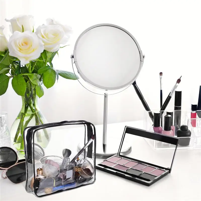 

5pcs Cosmetic Bags Makeup Storage Bag Transparent Multifunctional Portable Girls Travel Bag