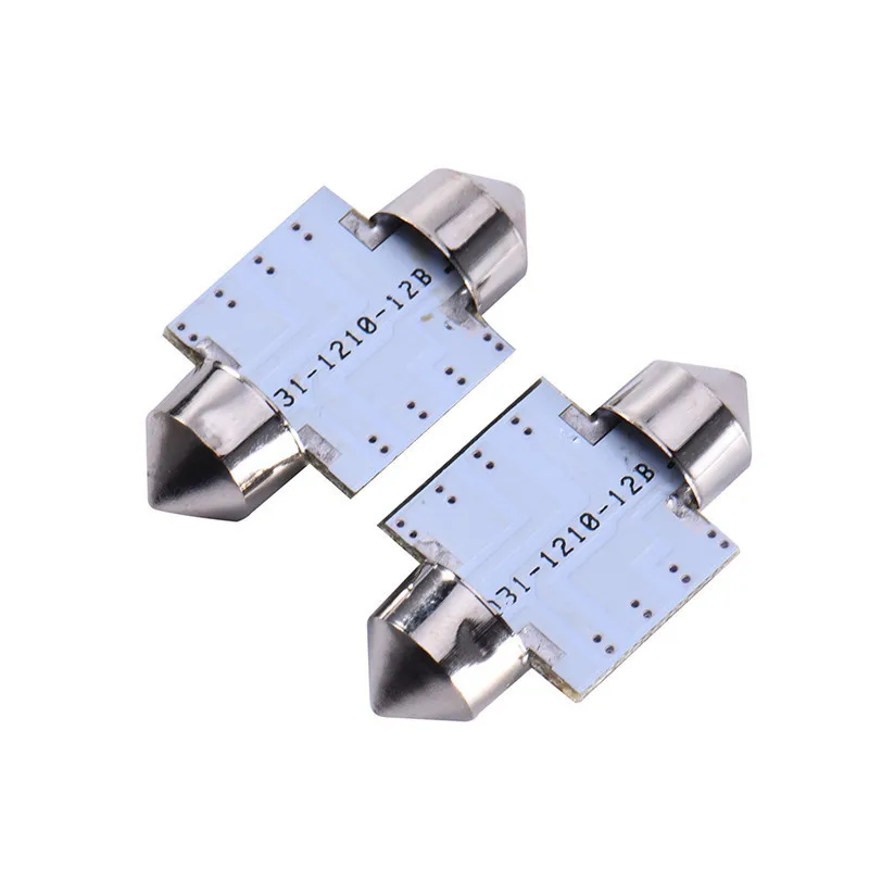 10 шт. клин-лампы типа фестон Led 31 мм 36 мм/39 мм/41 12SMD 1210/3528 smd светодиодные карты