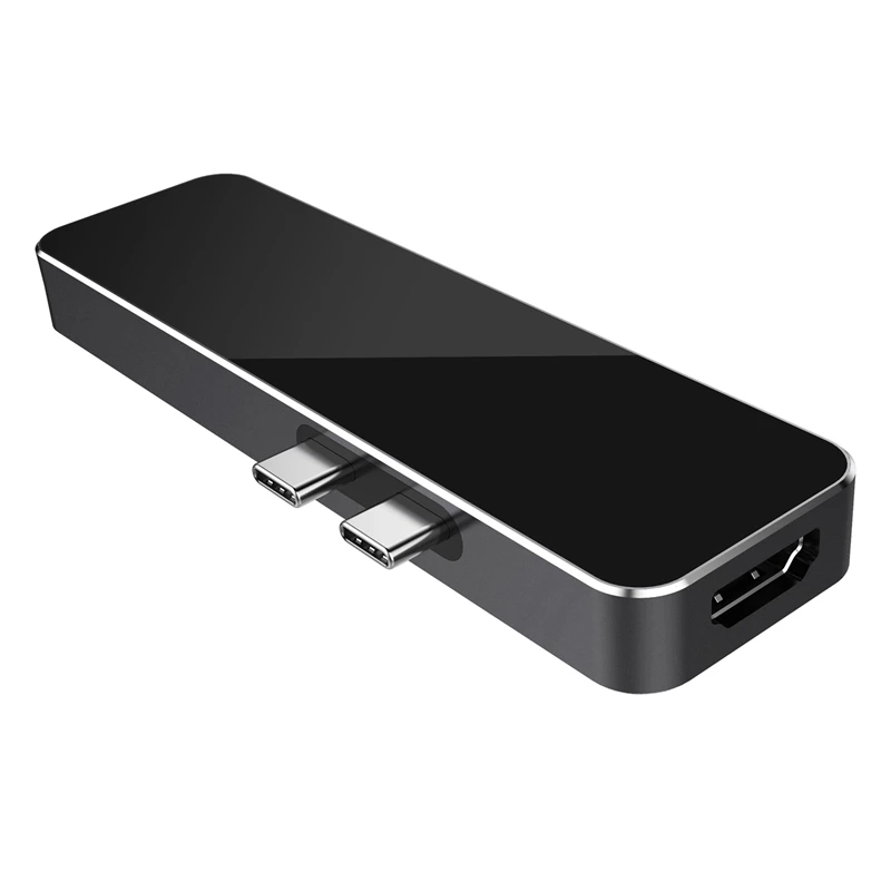 USB C HUB Type Thunderbolt 3 док станция 7 в 1 адаптер с портами 0 TF слот Micro SD карта для Mac Book